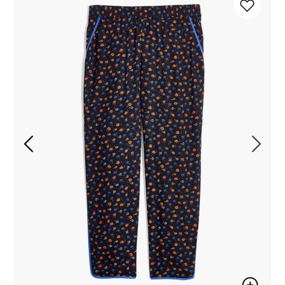 Madewell track trouser pants in Prairie Print s